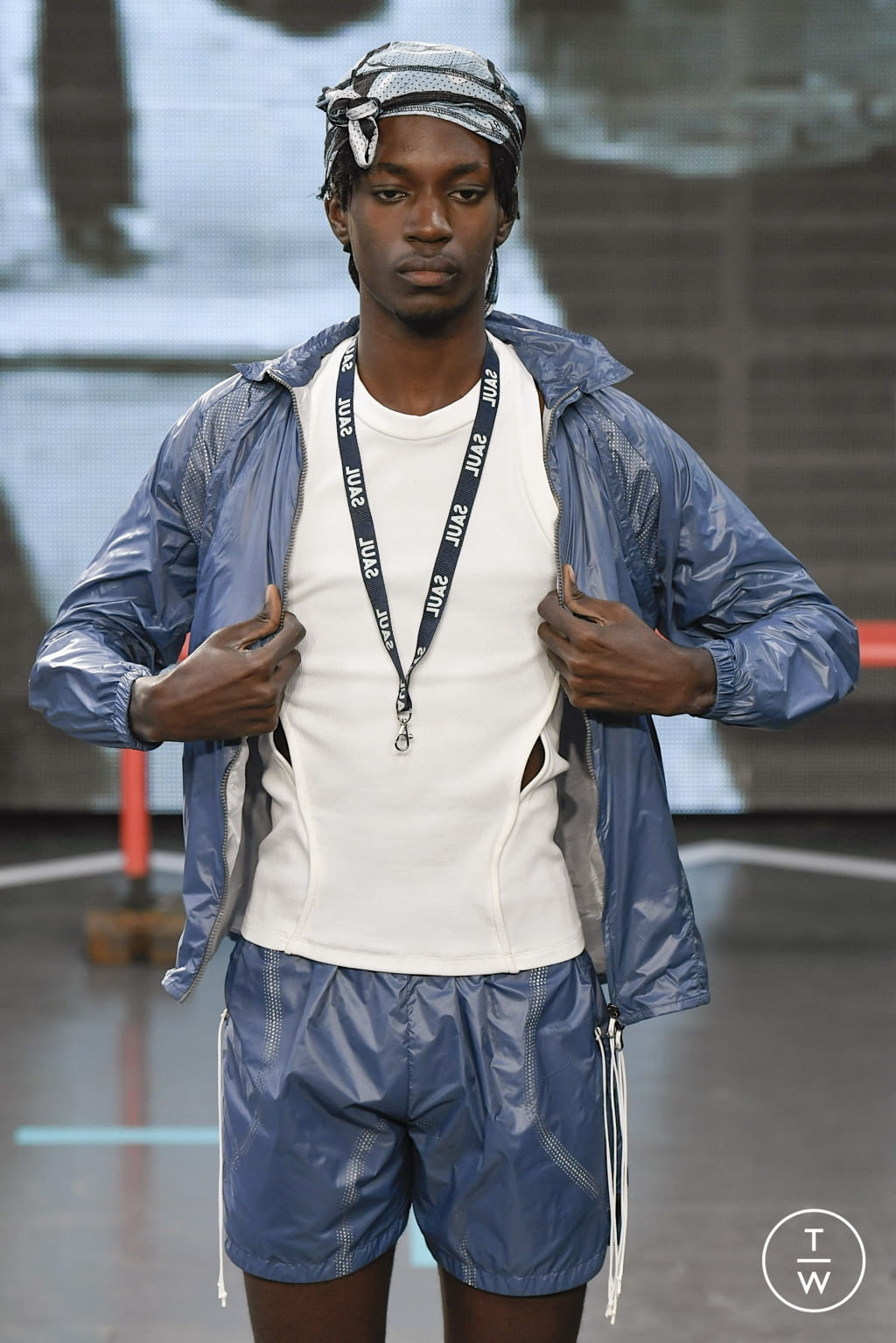 Fashion Week London Spring/Summer 2022 look 13 from the Saul Nash collection menswear