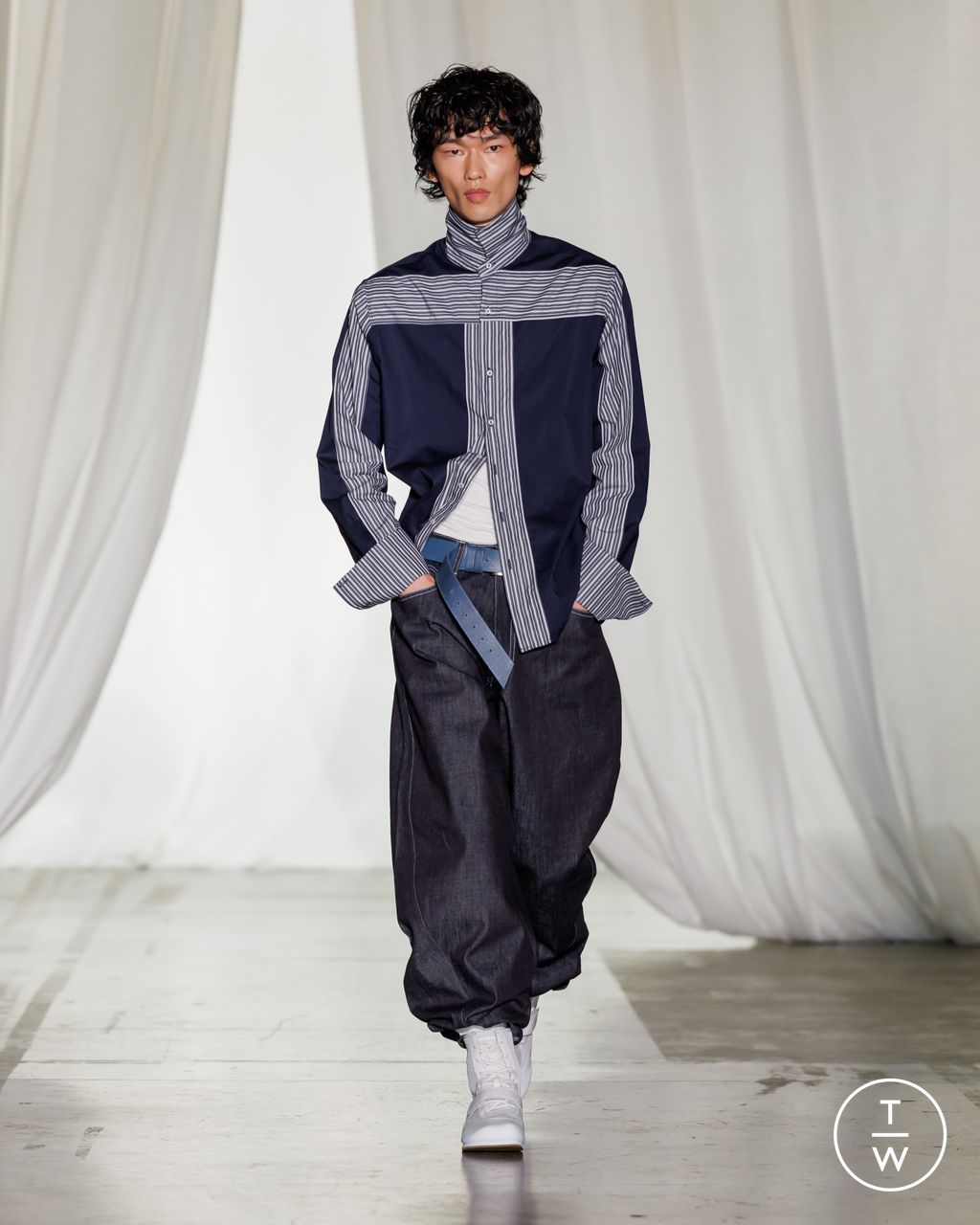 Fashion Week Milan Fall/Winter 2026 look 3 from the Saul Nash collection menswear