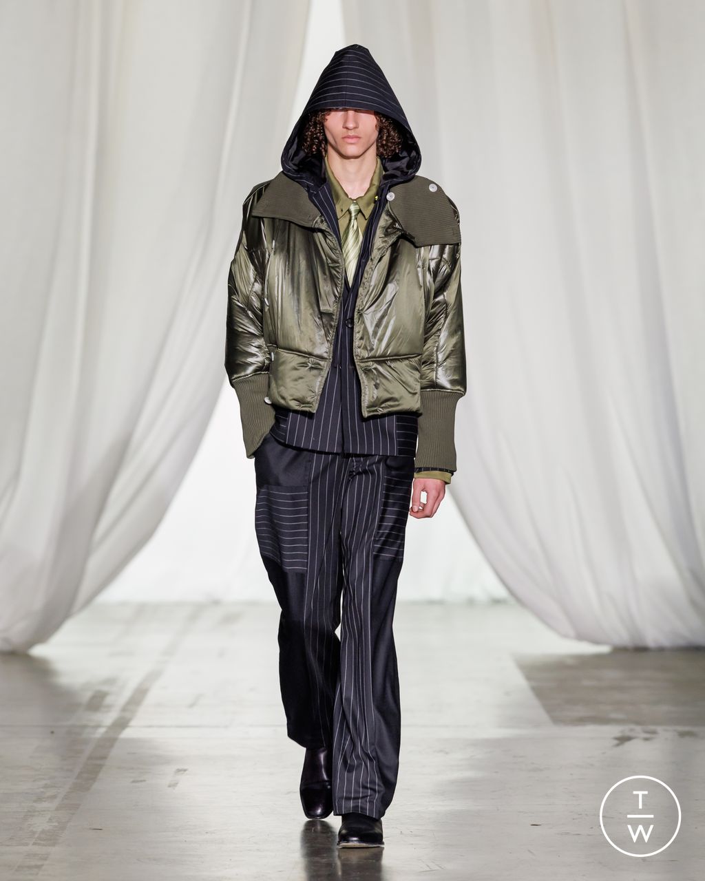 Fashion Week Milan Fall/Winter 2026 look 8 from the Saul Nash collection menswear