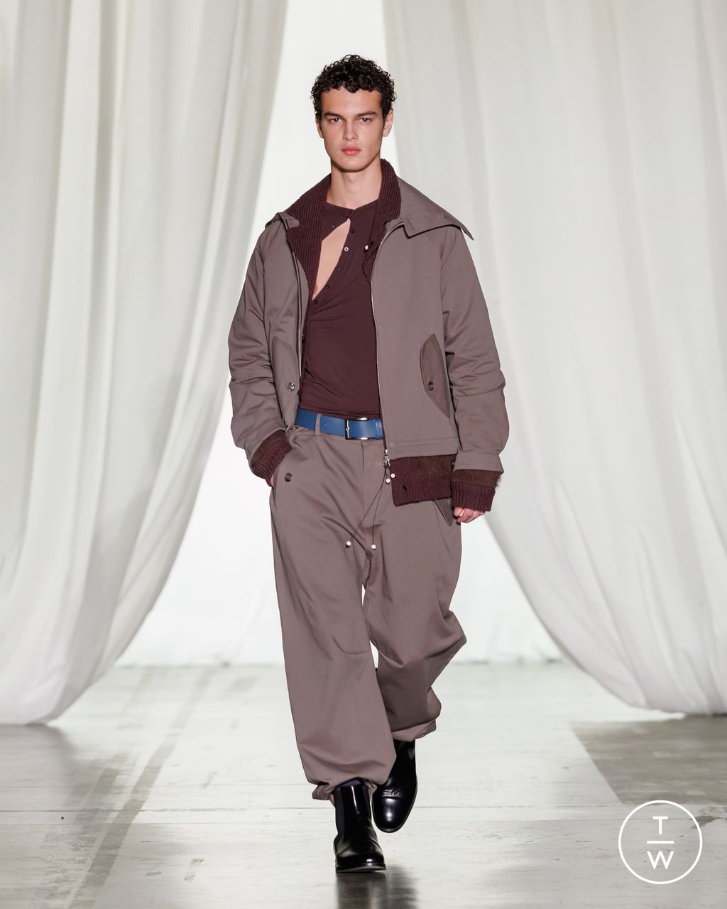 Fashion Week Milan Fall/Winter 2026 look 14 from the Saul Nash collection menswear