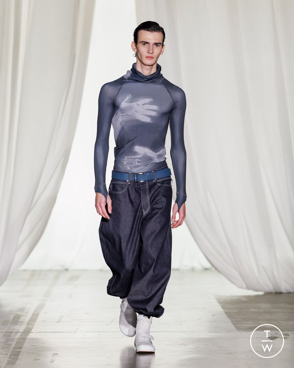 Fashion Week Milan Fall/Winter 2026 look 16 from the Saul Nash collection menswear