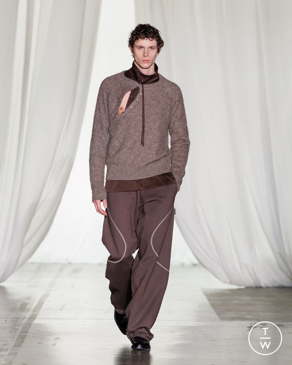 Fashion Week Milan Fall/Winter 2026 look 18 from the Saul Nash collection menswear