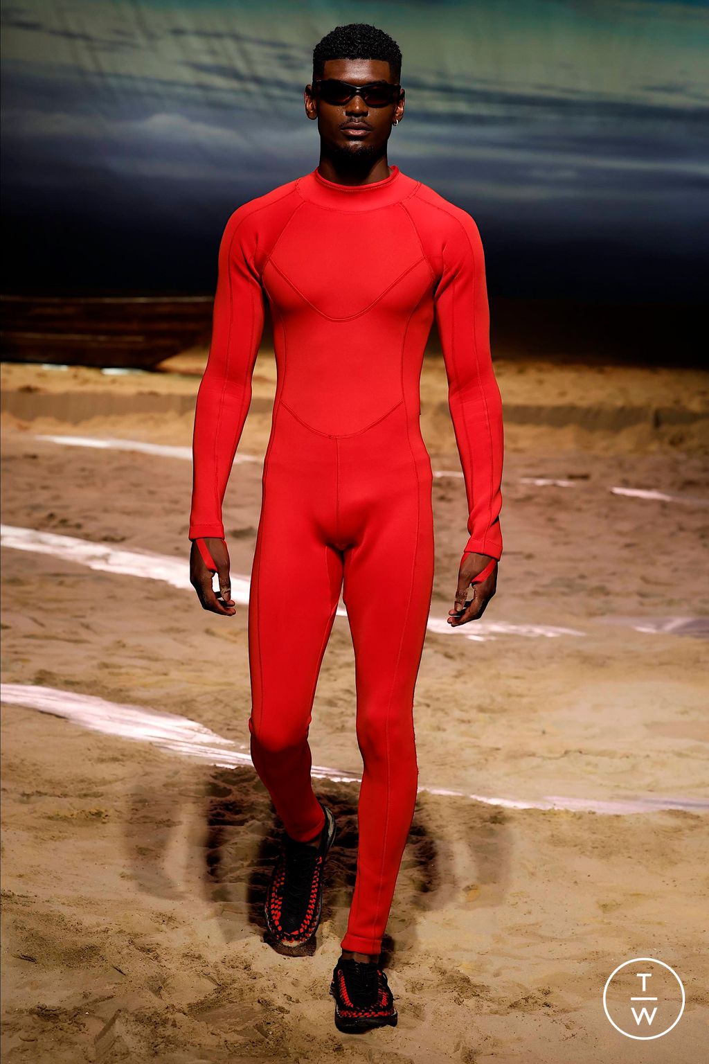 Fashion Week London Spring/Summer 2024 look 1 from the Saul Nash collection menswear