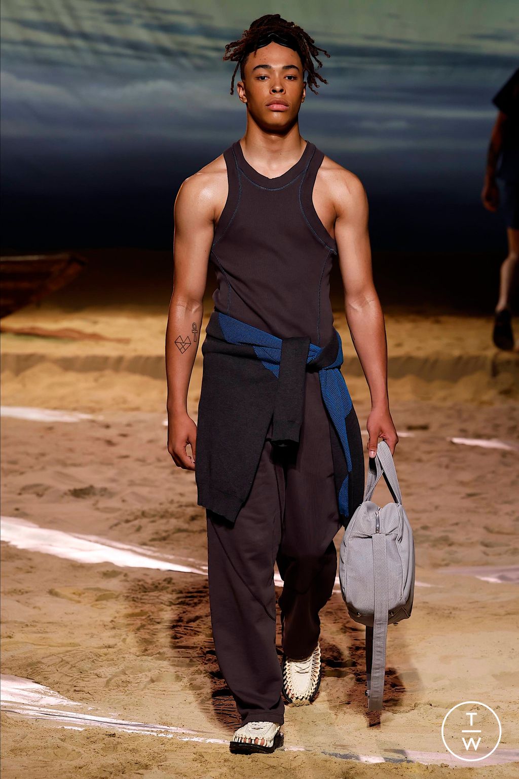 Fashion Week London Spring/Summer 2024 look 9 from the Saul Nash collection menswear