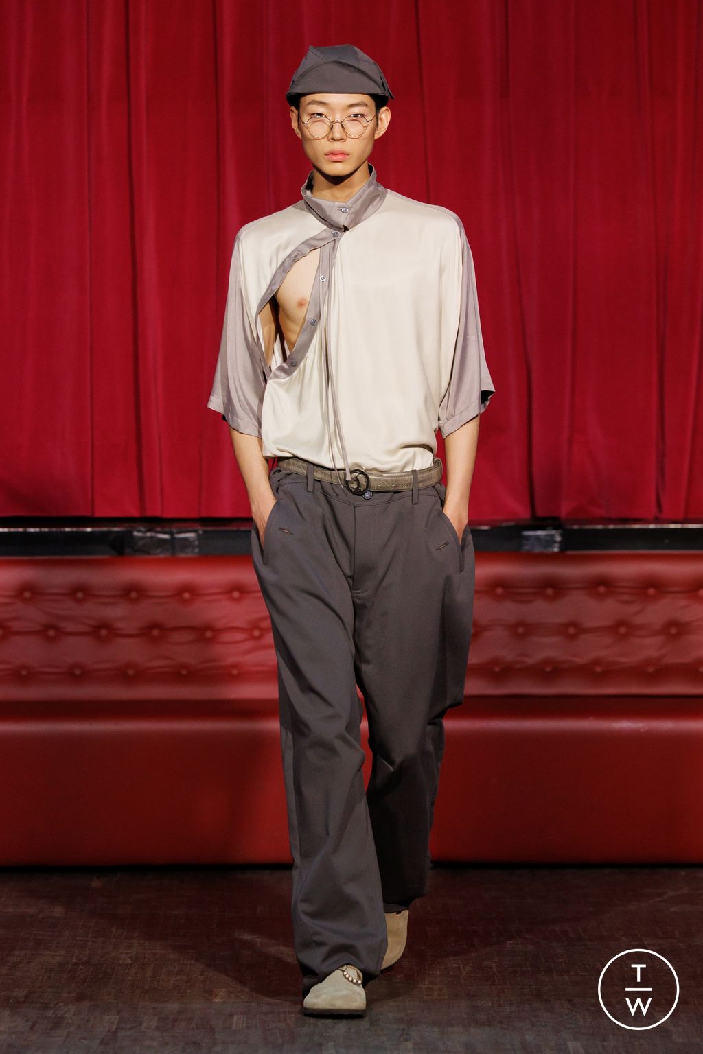 Fashion Week Milan Spring/Summer 2026 look 2 from the Saul Nash collection 男装