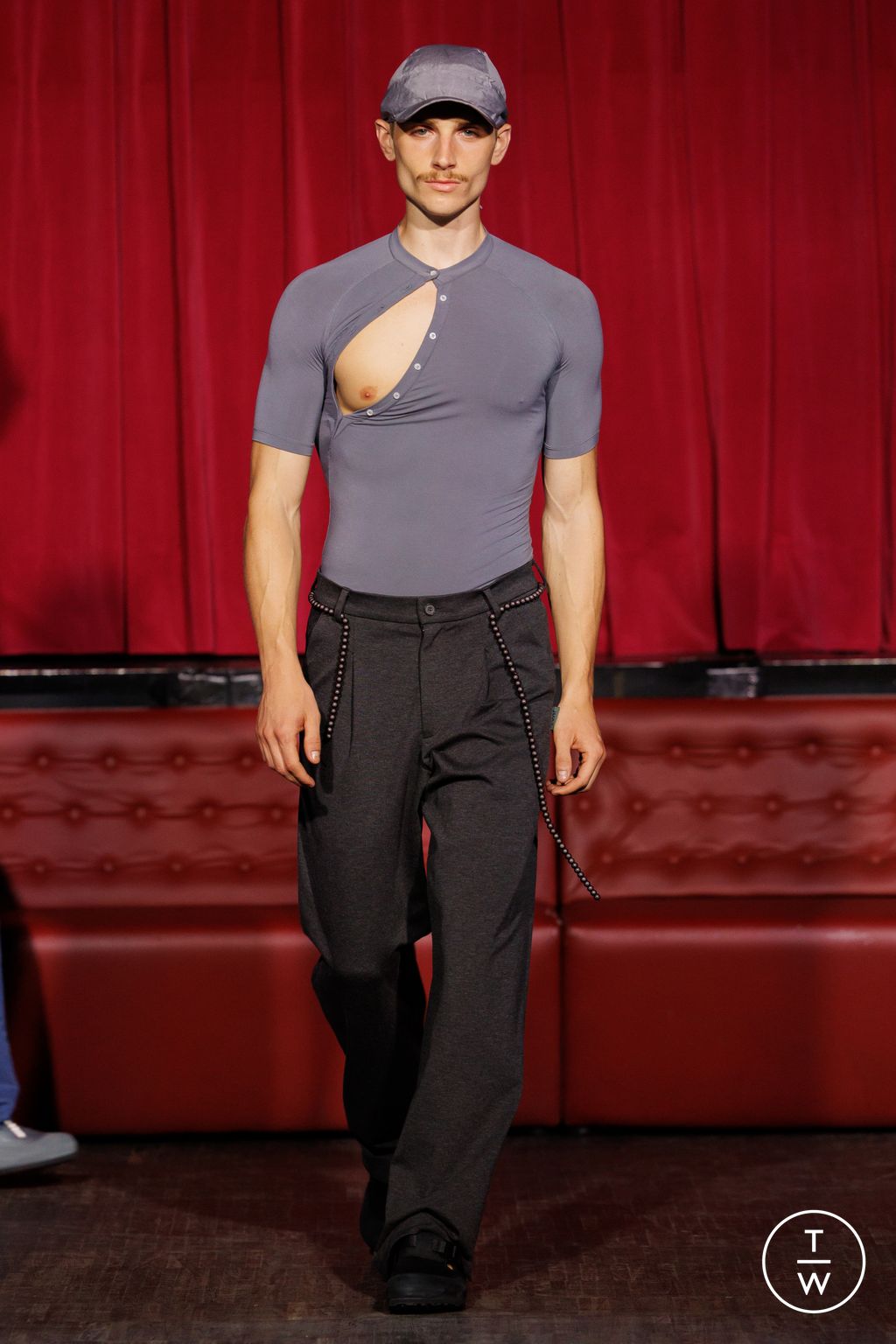 Fashion Week Milan Spring/Summer 2026 look 4 from the Saul Nash collection 男装