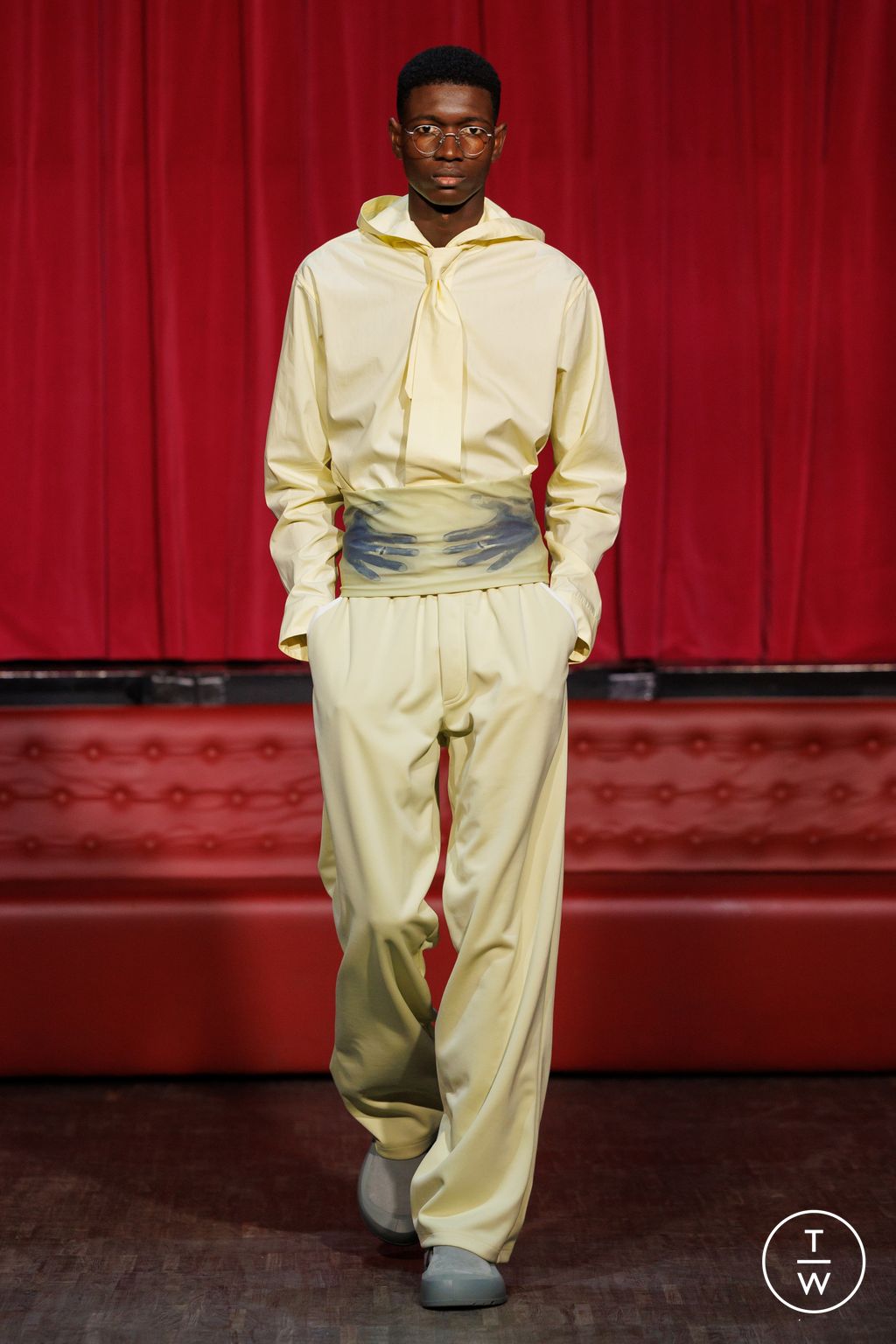 Fashion Week Milan Spring/Summer 2026 look 6 from the Saul Nash collection 男装