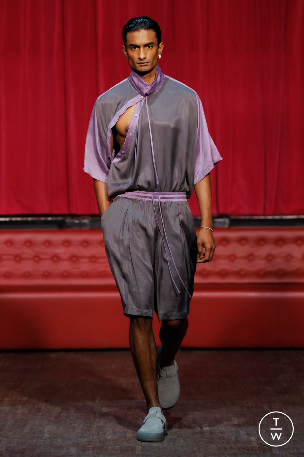 Fashion Week Milan Spring/Summer 2026 look 14 from the Saul Nash collection menswear