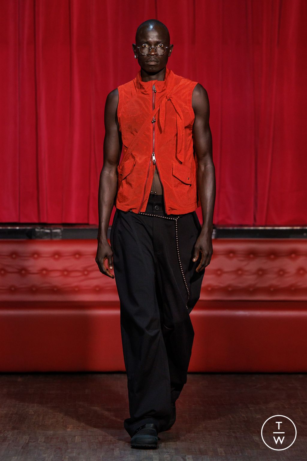 Fashion Week Milan Spring/Summer 2026 look 17 from the Saul Nash collection 男装