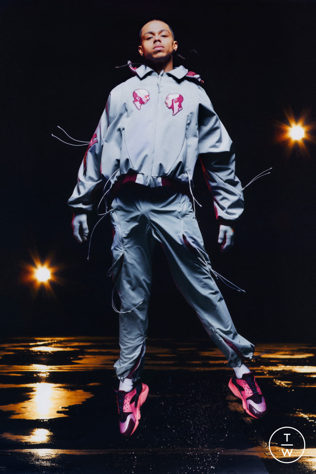 Fashion Week London Fall/Winter 2021 look 1 from the Saul Nash collection menswear