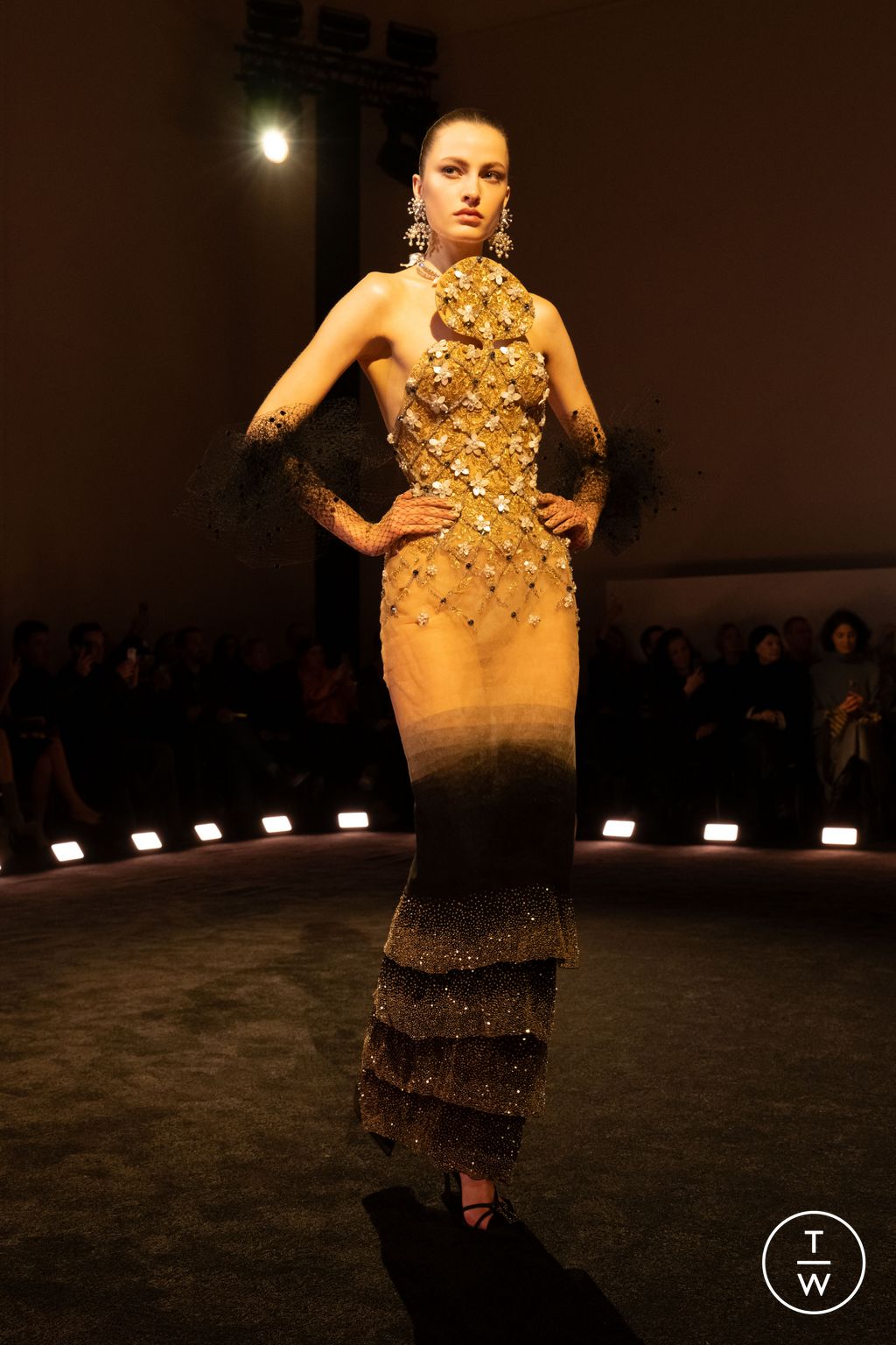 Fashion Week Paris Spring/Summer 2026 look 18 from the Schiaparelli collection 高级定制