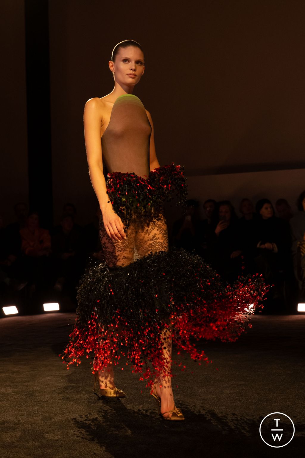 Fashion Week Paris Spring/Summer 2026 look 20 from the Schiaparelli collection couture