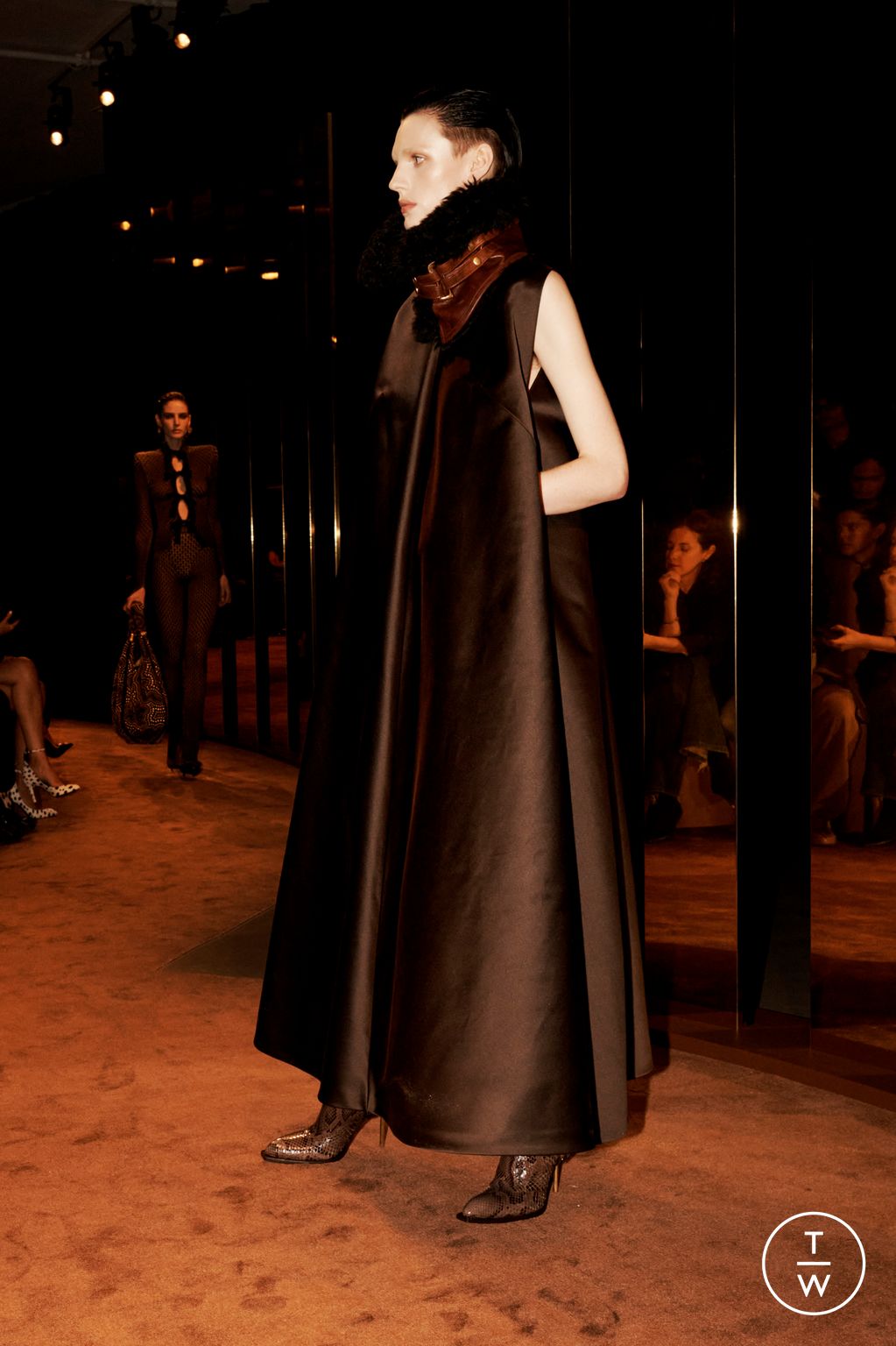 Fashion Week Paris Fall/Winter 2025 look 12 from the Schiaparelli collection womenswear