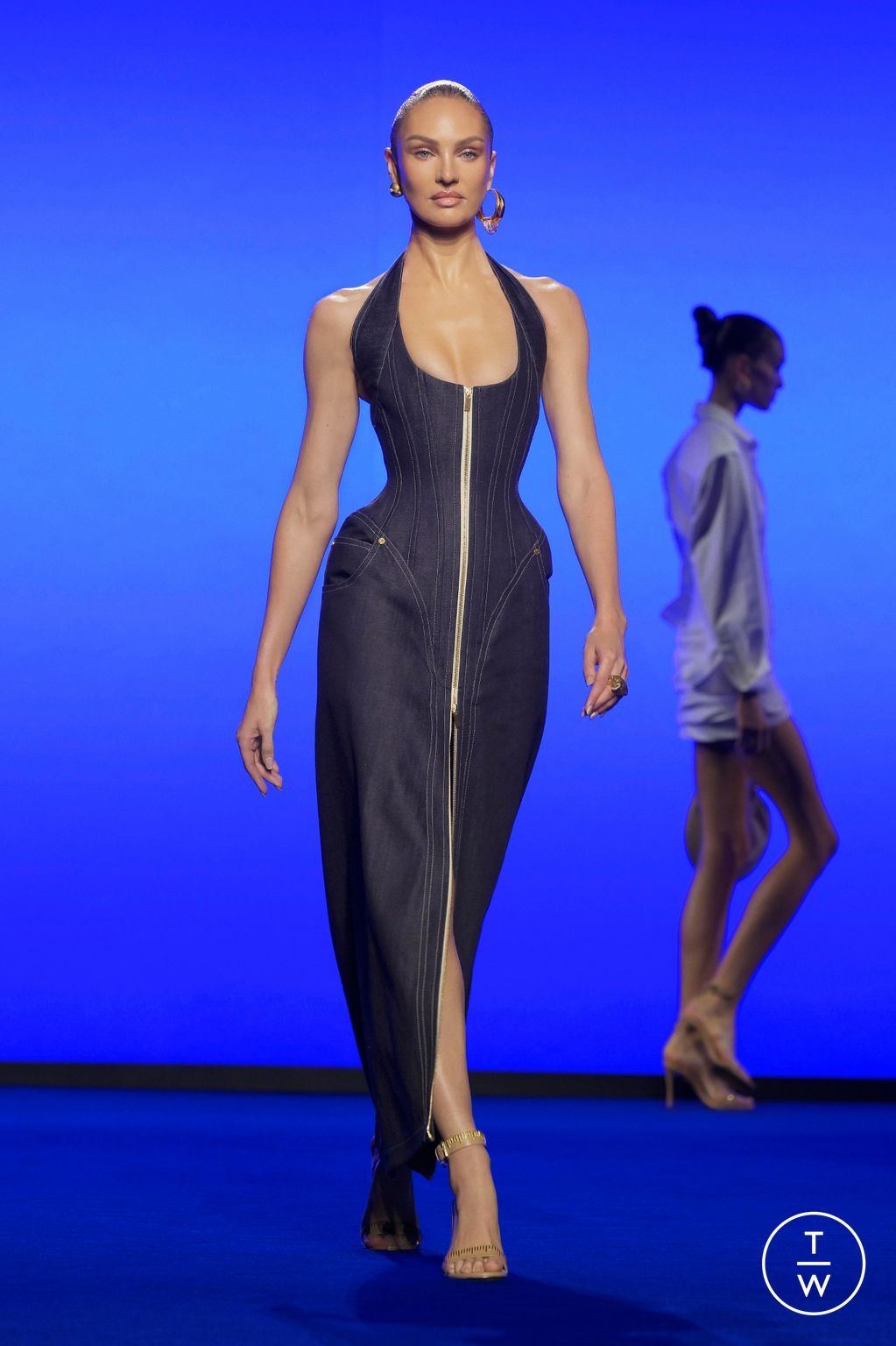 Fashion Week Paris Spring/Summer 2025 look 4 from the Schiaparelli collection womenswear