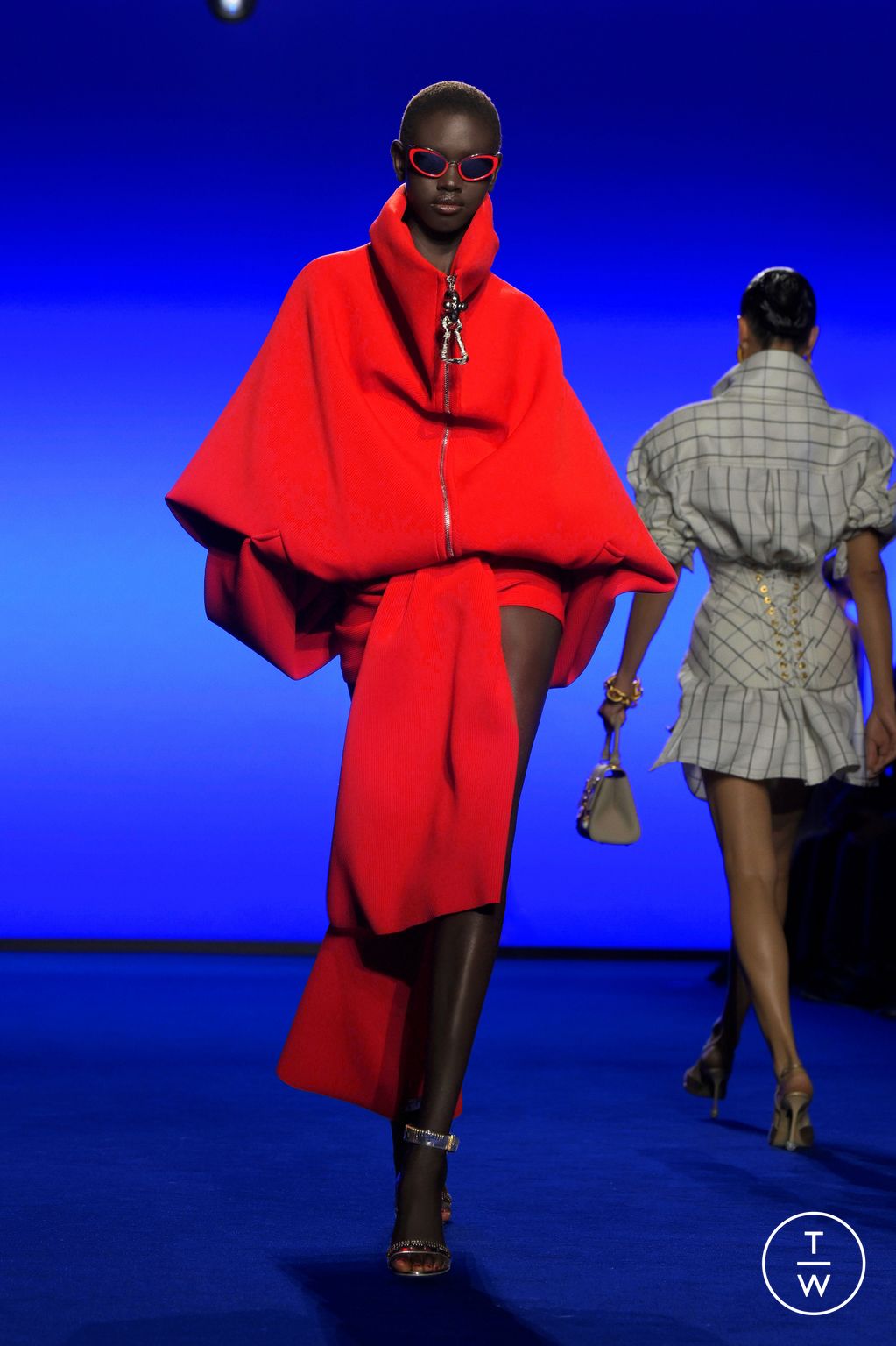 Fashion Week Paris Spring/Summer 2025 look 11 from the Schiaparelli collection womenswear