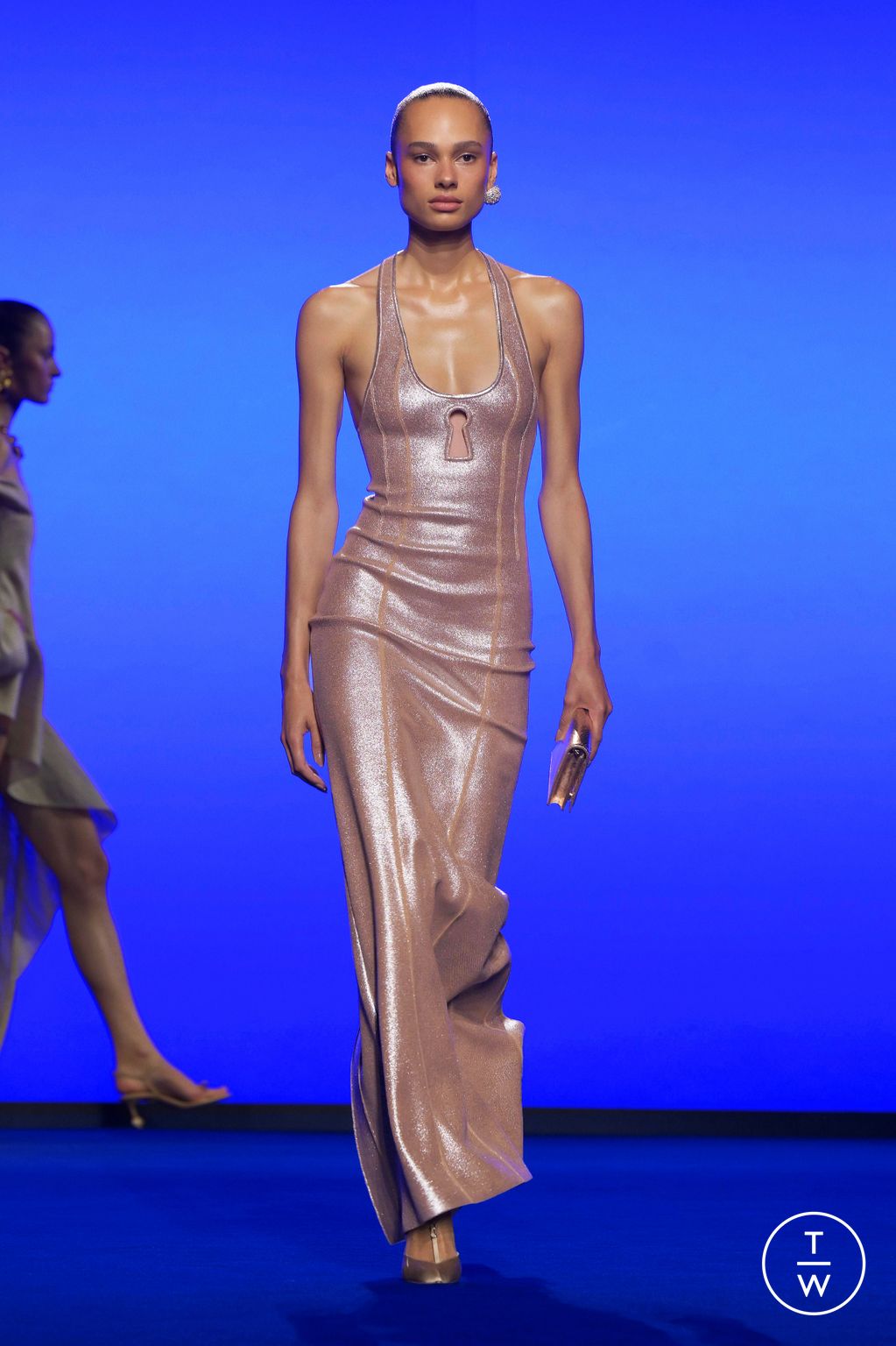 Fashion Week Paris Spring/Summer 2025 look 19 from the Schiaparelli collection womenswear