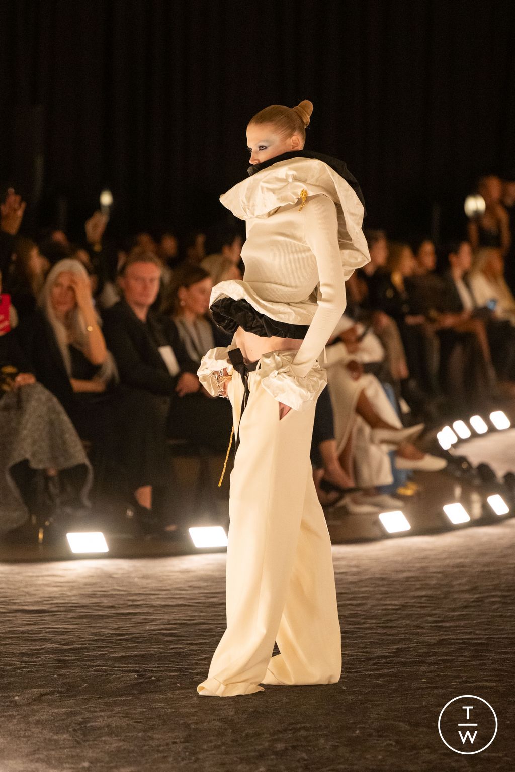 Fashion Week Paris Spring/Summer 2026 look 13 from the Schiaparelli collection womenswear