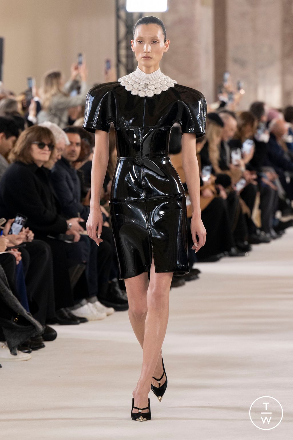 Fashion Week Paris Spring/Summer 2024 look 1 from the Schiaparelli collection couture