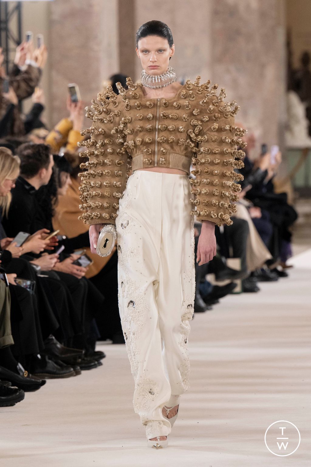Fashion Week Paris Spring/Summer 2024 look 23 from the Schiaparelli collection couture