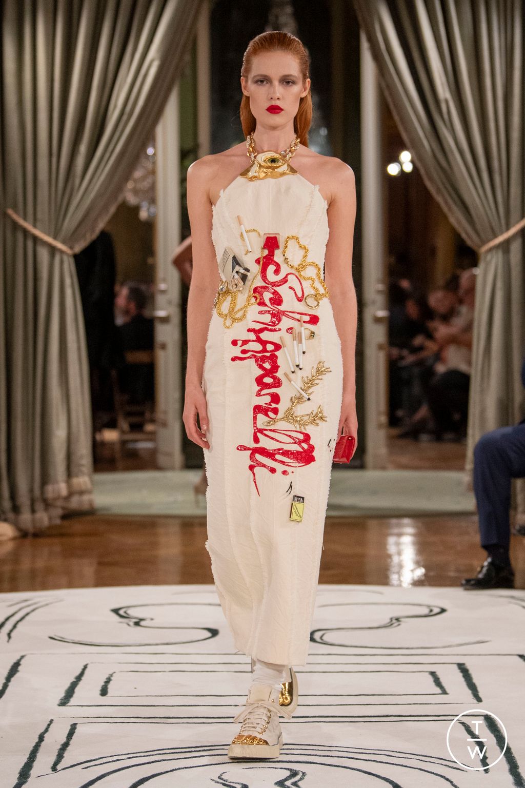 Fashion Week Paris Spring/Summer 2024 look 35 de la collection Schiaparelli womenswear
