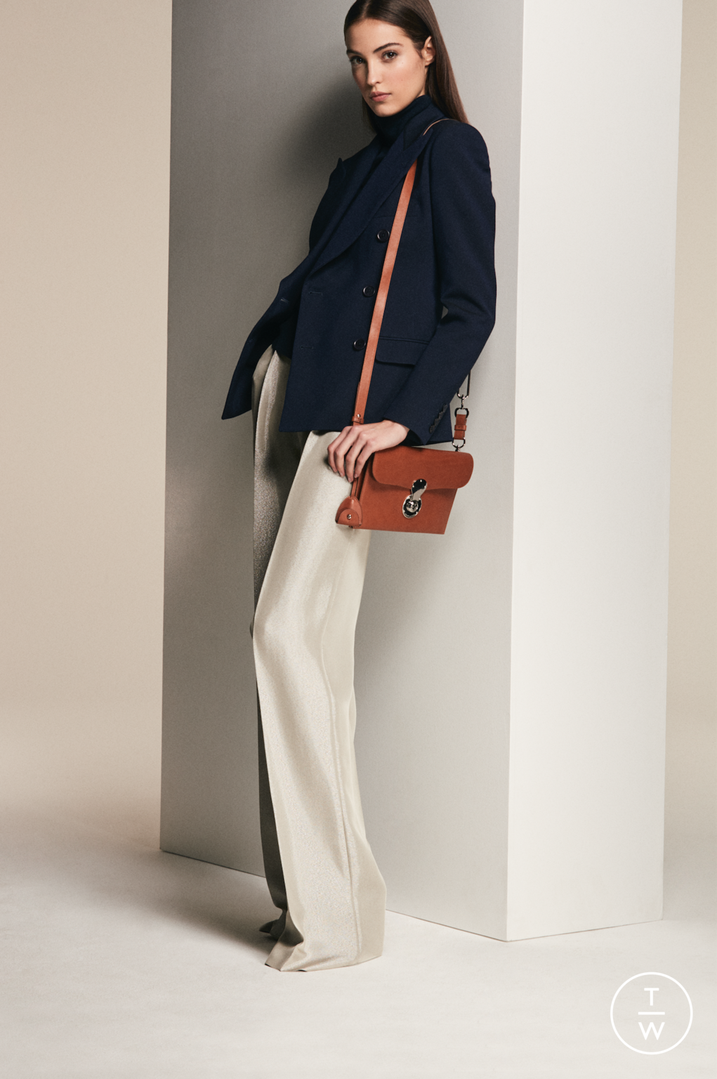 Fashion Week New York Pre-Fall 2018 look 12 from the Ralph Lauren collection 女装