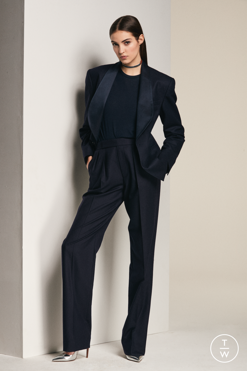 Fashion Week New York Pre-Fall 2018 look 18 from the Ralph Lauren collection 女装