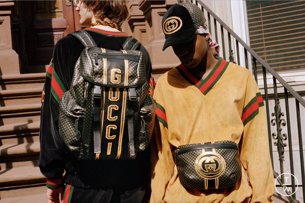 Fashion Week  Pre-Fall 2018 look 24 from the GUCCI - DAPPER DAN collection 女装