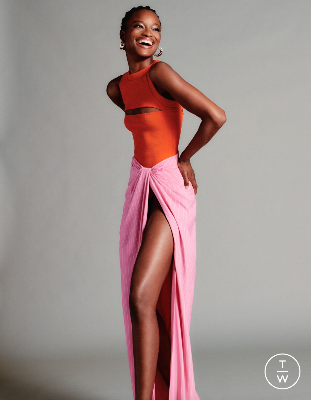 Fashion Week New York Resort 2021 look 12 de la collection Brandon Maxwell womenswear