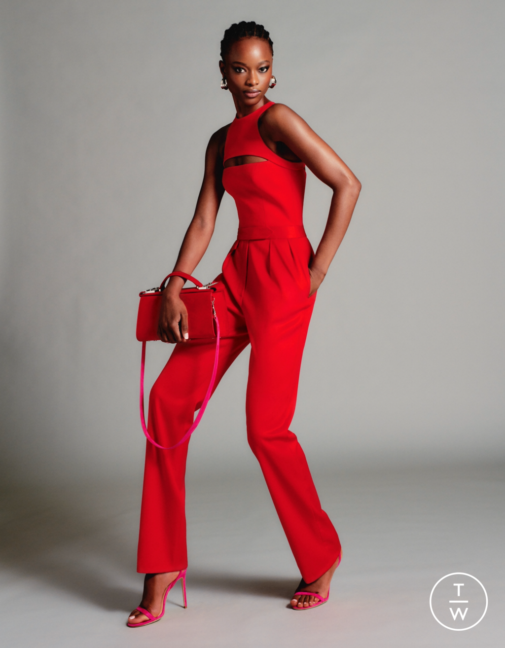 Fashion Week New York Resort 2021 look 14 from the Brandon Maxwell collection womenswear