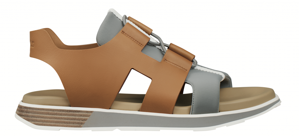 Fashion Week Paris Spring/Summer 2019 look 4 from the Hermès collection menswear accessories