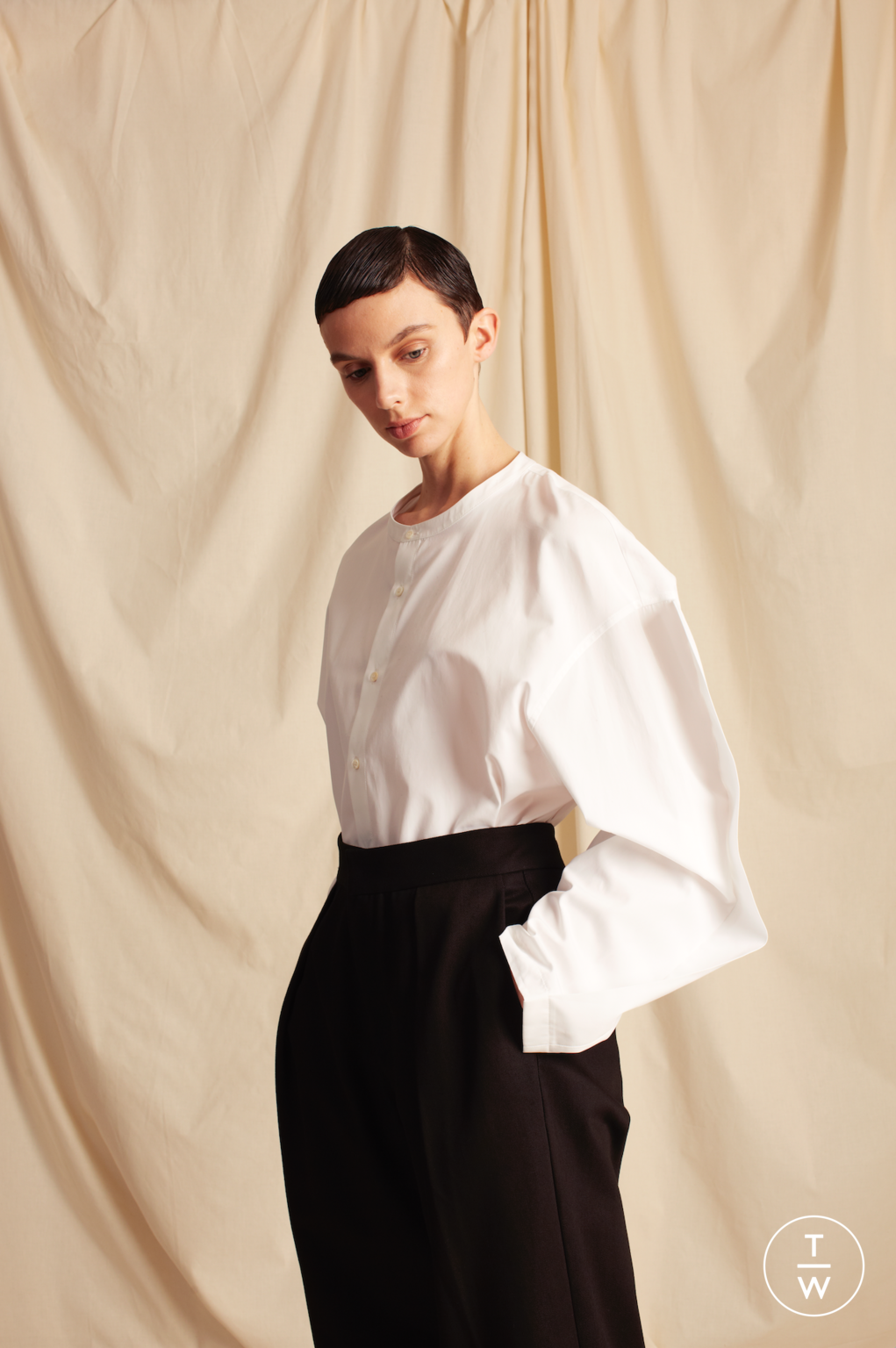 Fashion Week London Pre-Fall 2020 look 3 from the Chalayan collection womenswear