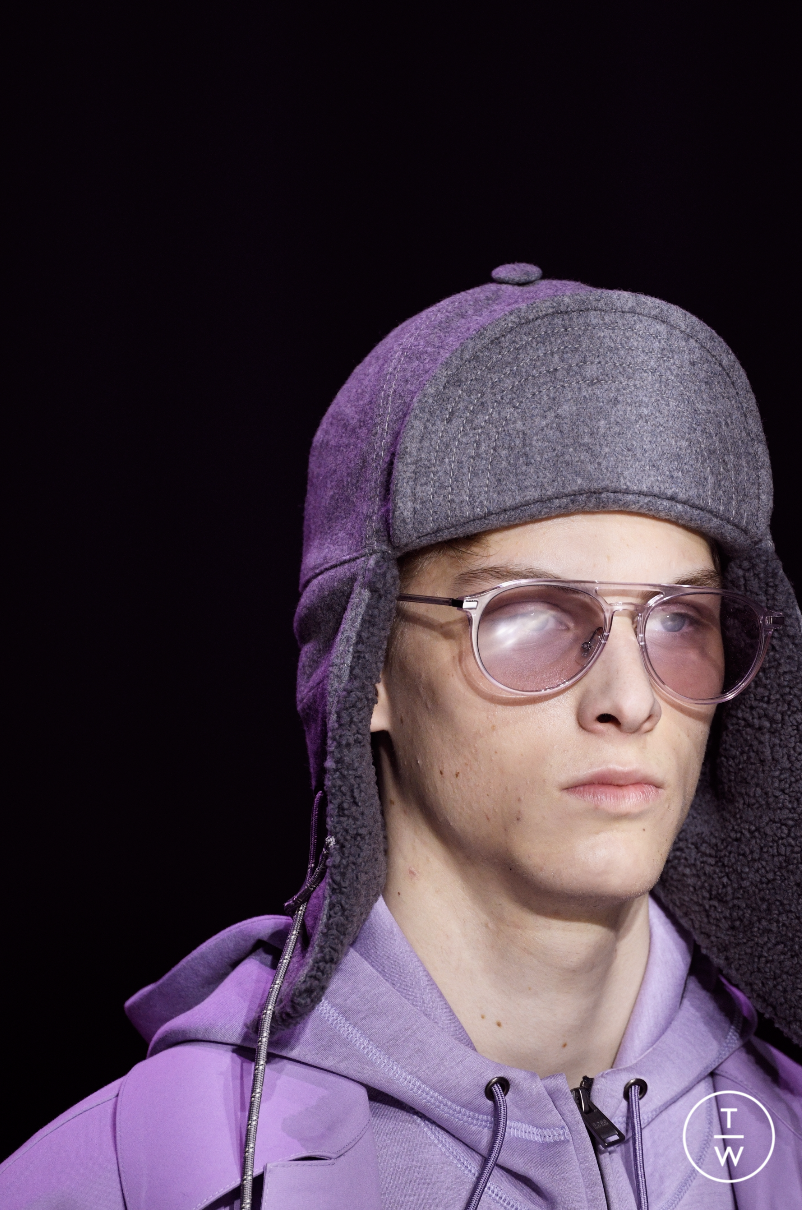 Fashion Week Milan Fall/Winter 2020 look 1 from the Boss collection menswear accessories