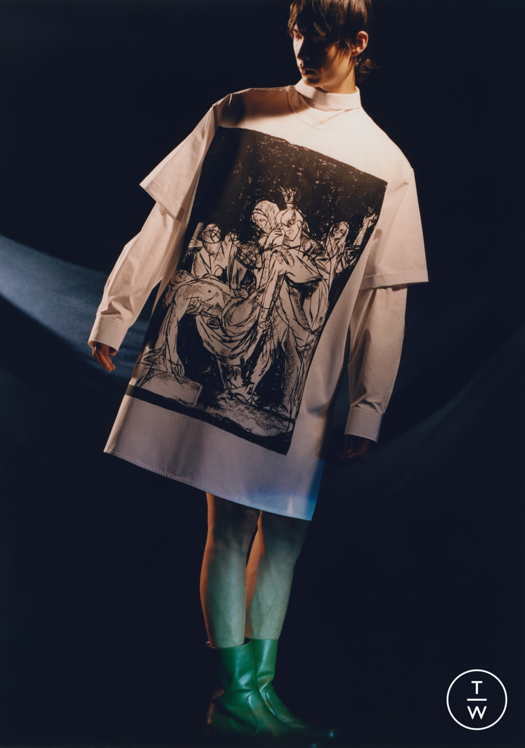 Fashion Week Paris Spring/Summer 2021 look 5 de la collection Sean Suen menswear
