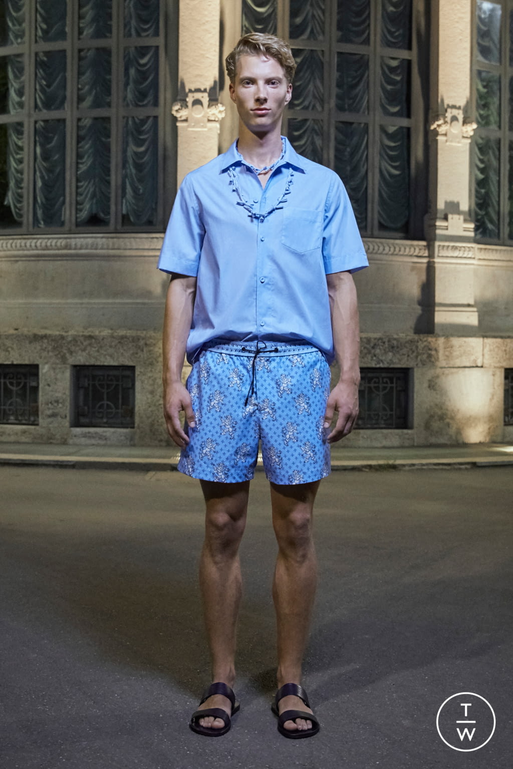 Fashion Week Milan Spring/Summer 2021 look 3 from the Serdar collection 男装