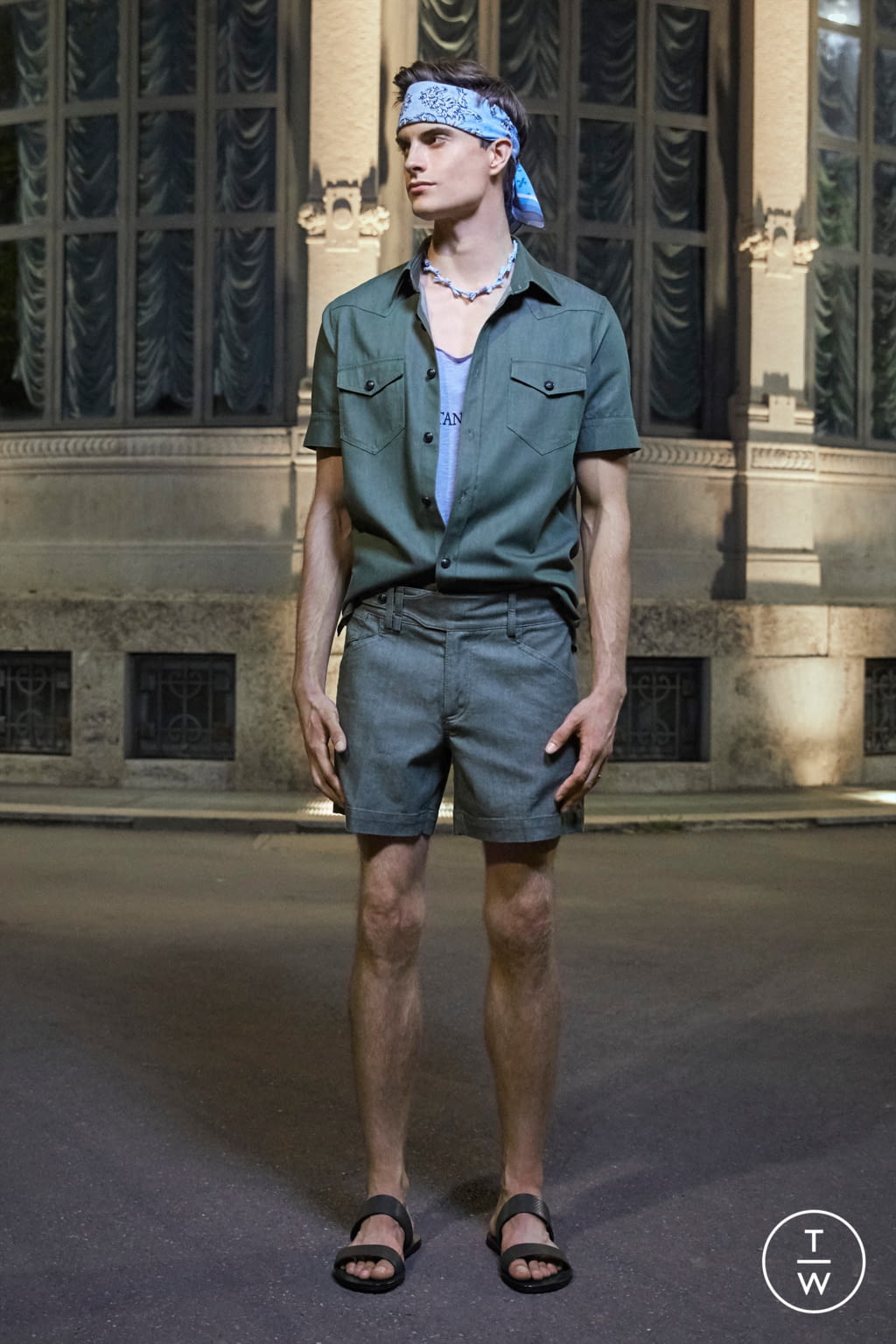Fashion Week Milan Spring/Summer 2021 look 10 from the Serdar collection menswear