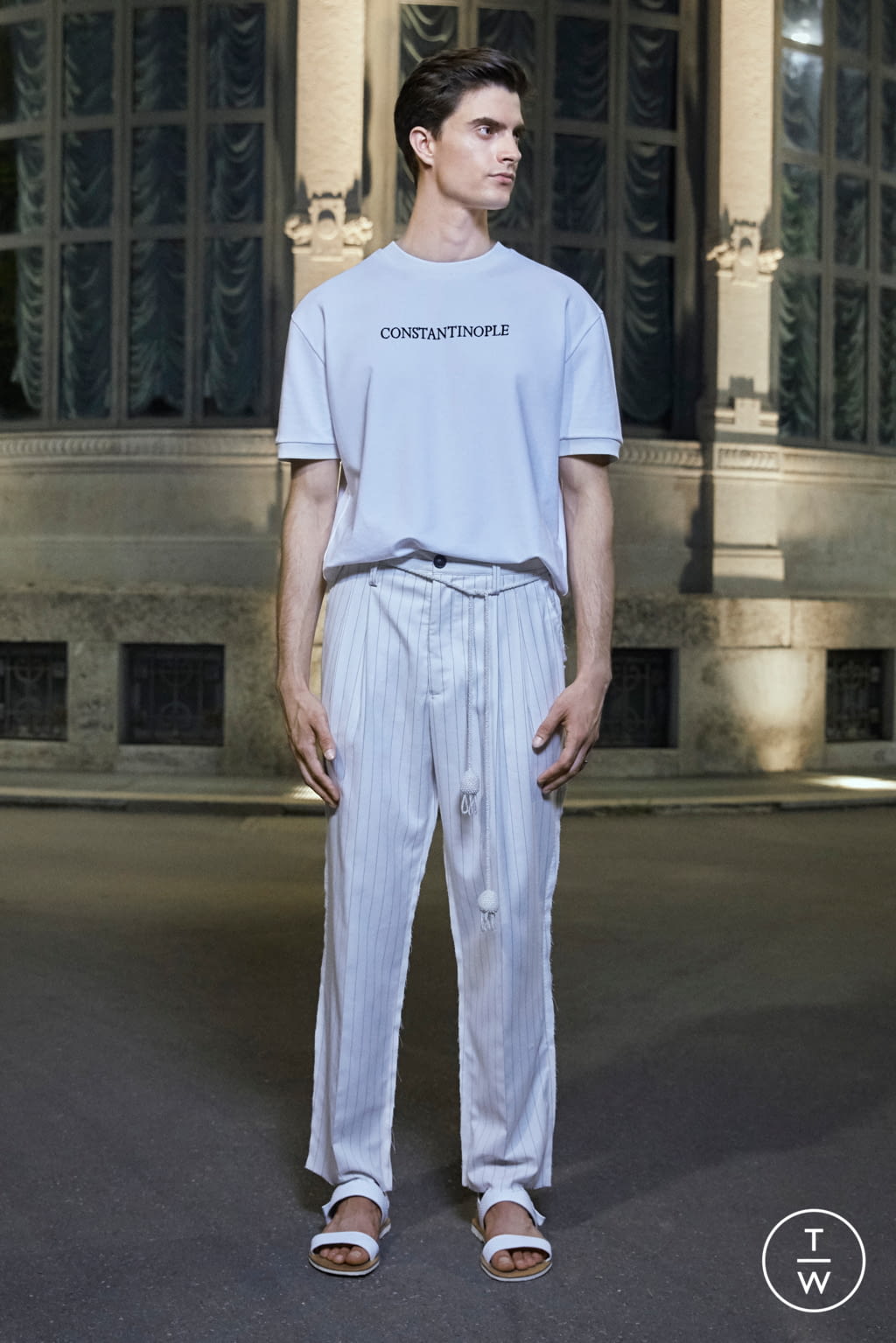 Fashion Week Milan Spring/Summer 2021 look 14 from the Serdar collection 男装