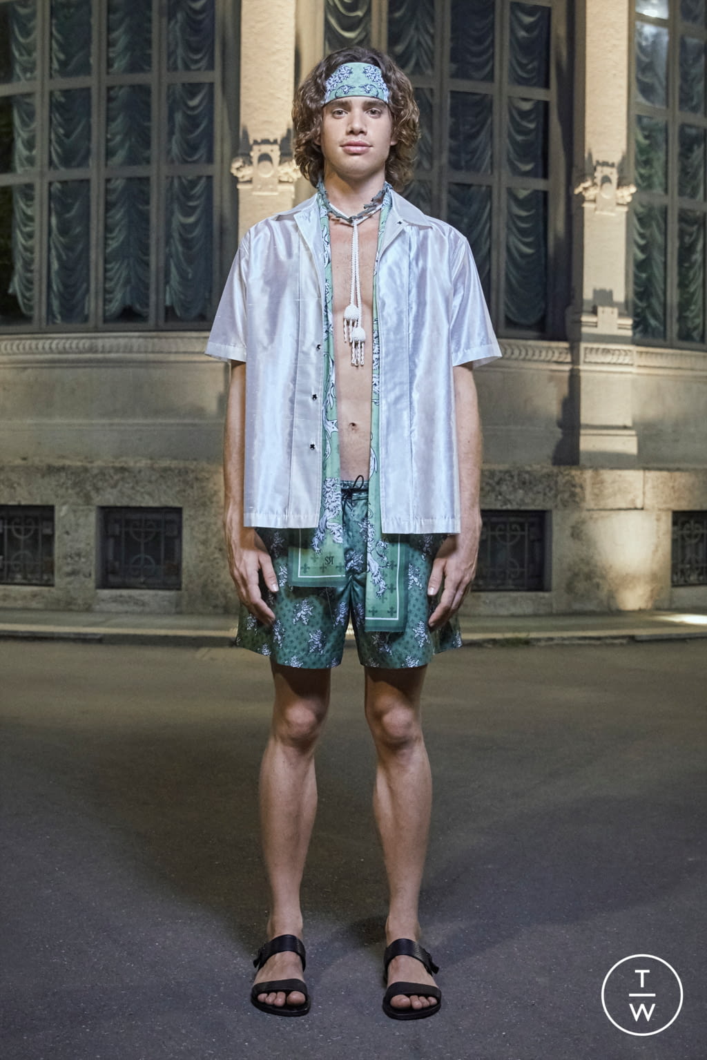 Fashion Week Milan Spring/Summer 2021 look 17 from the Serdar collection menswear