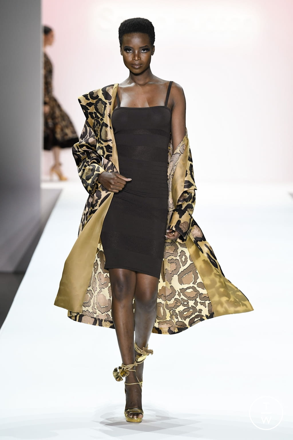 Fashion Week New York Spring/Summer 2022 look 1 from the Sergio Hudson collection womenswear