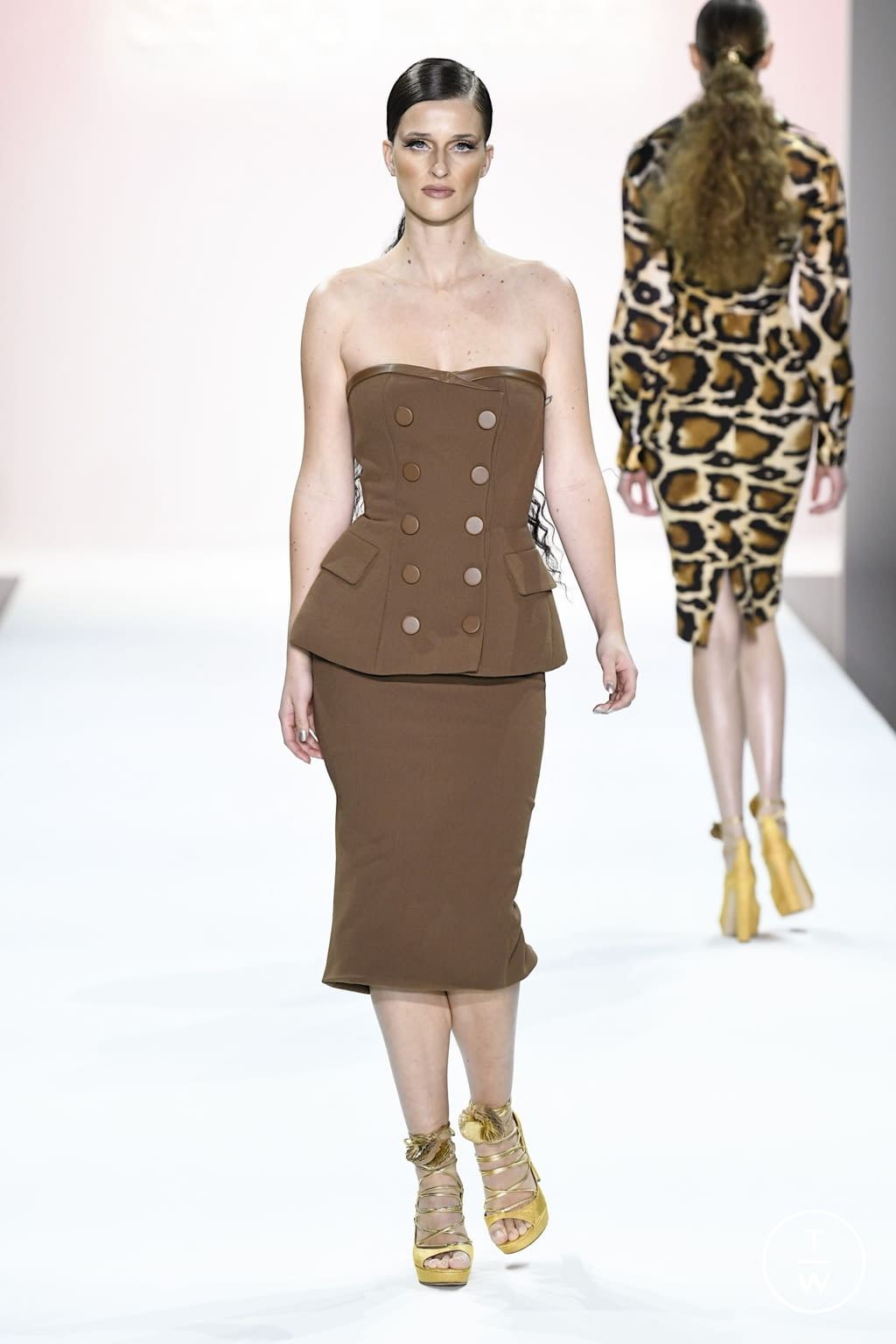 Fashion Week New York Spring/Summer 2022 look 5 de la collection Sergio Hudson womenswear