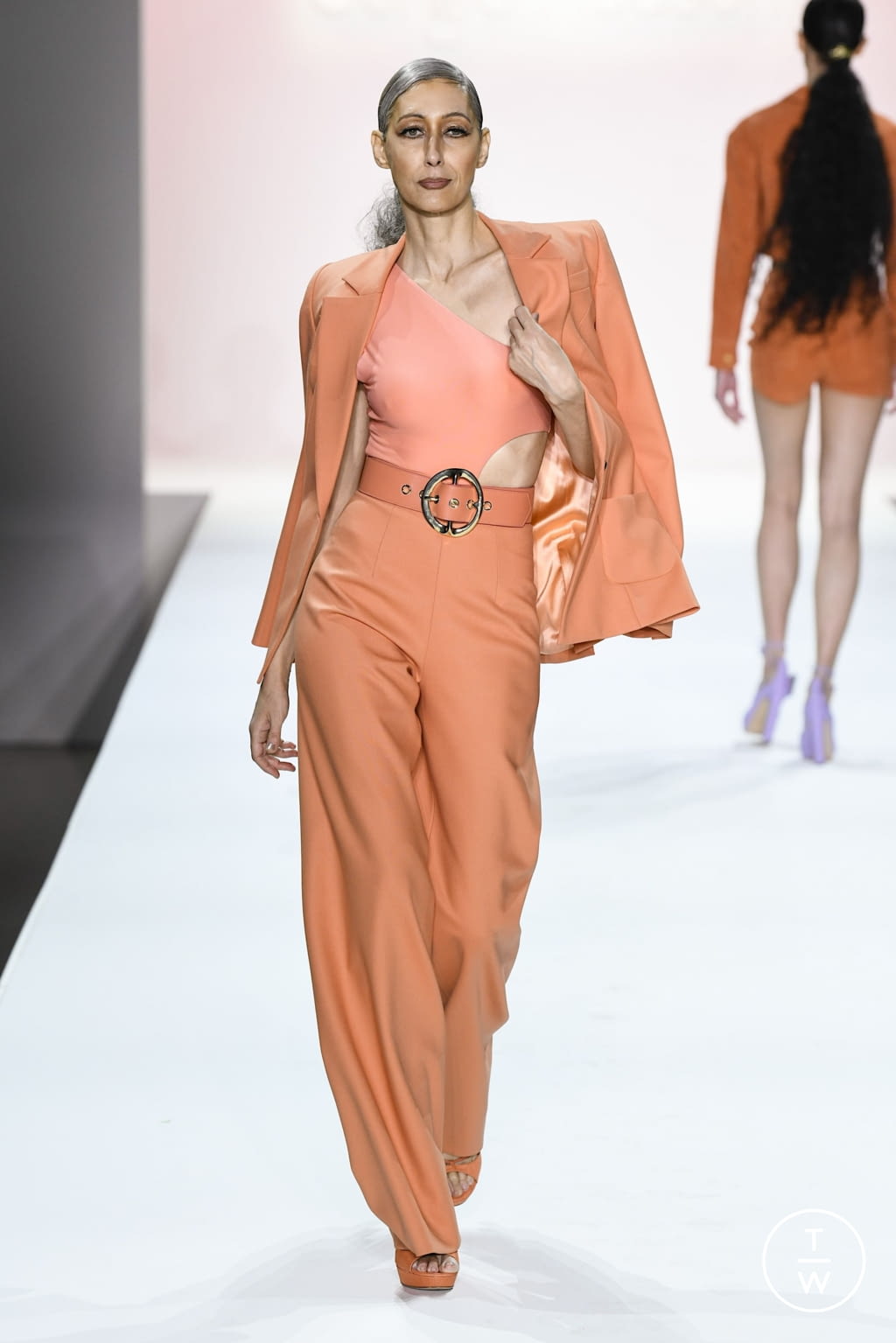 Fashion Week New York Spring/Summer 2022 look 35 from the Sergio Hudson collection womenswear