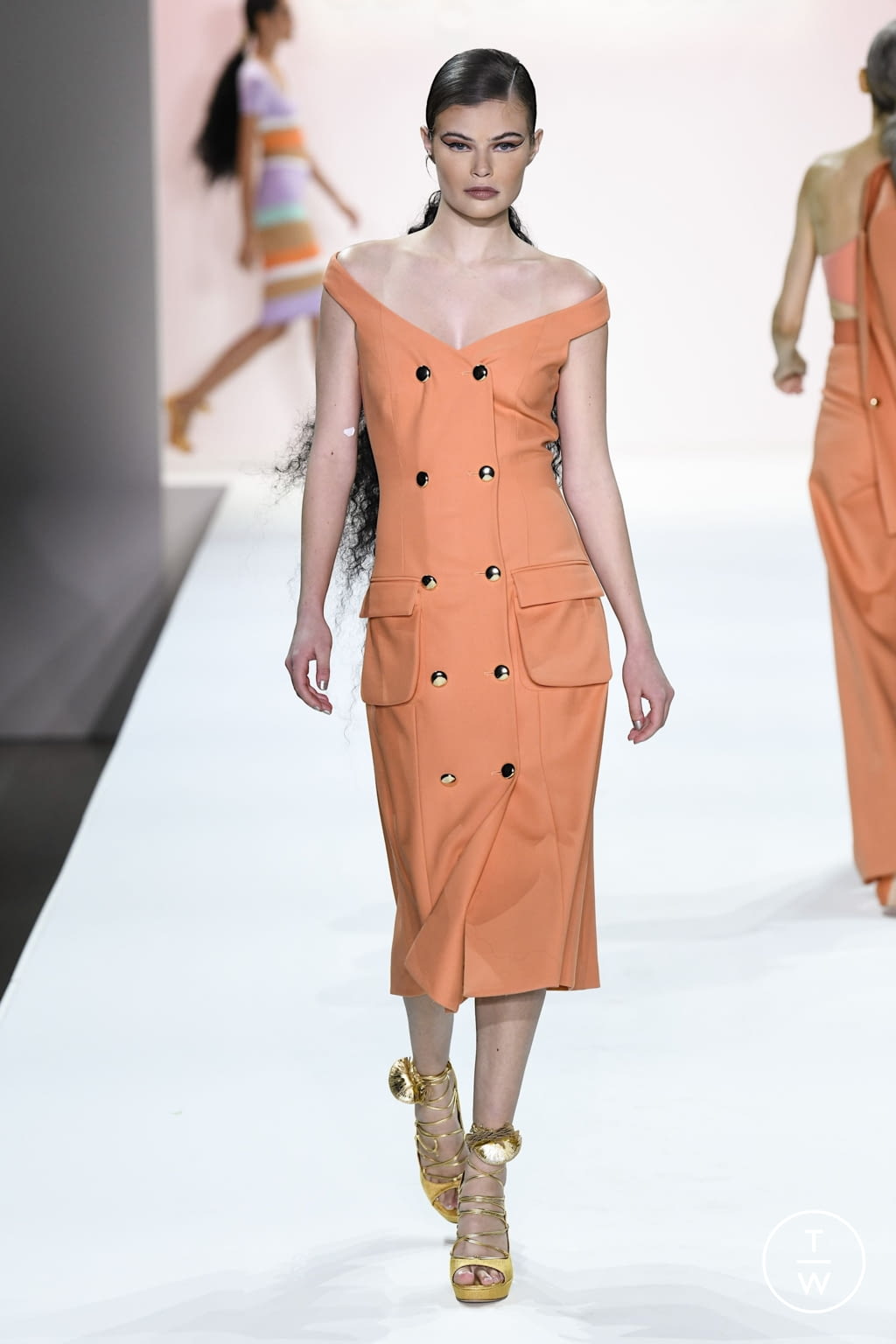 Fashion Week New York Spring/Summer 2022 look 36 from the Sergio Hudson collection womenswear