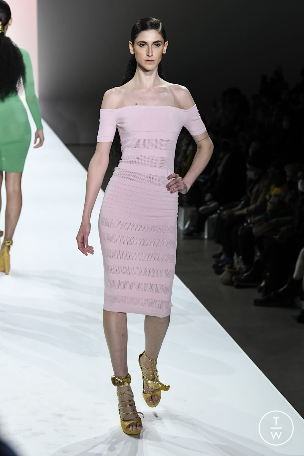 Fashion Week New York Spring/Summer 2022 look 40 from the Sergio Hudson collection womenswear