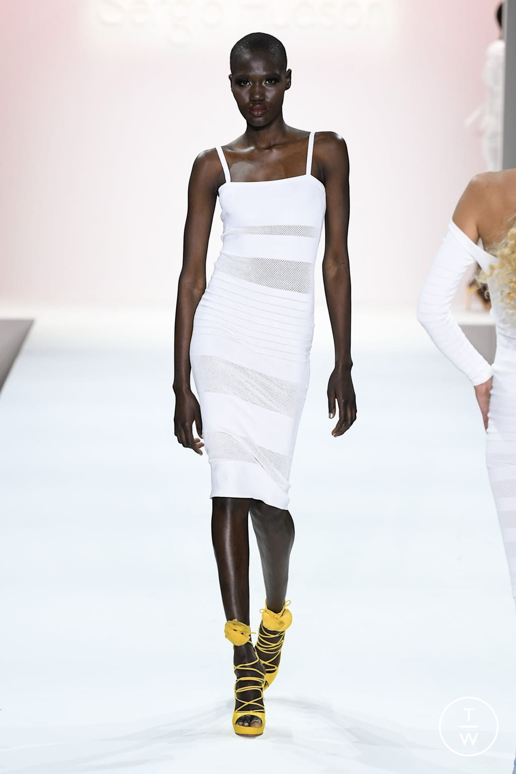 Fashion Week New York Spring/Summer 2022 look 48 from the Sergio Hudson collection womenswear