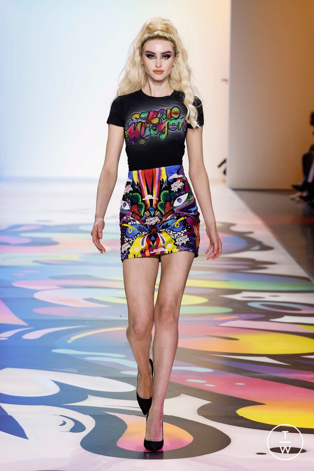 Fashion Week New York Spring/Summer 2023 look 37 from the Sergio Hudson collection 女装