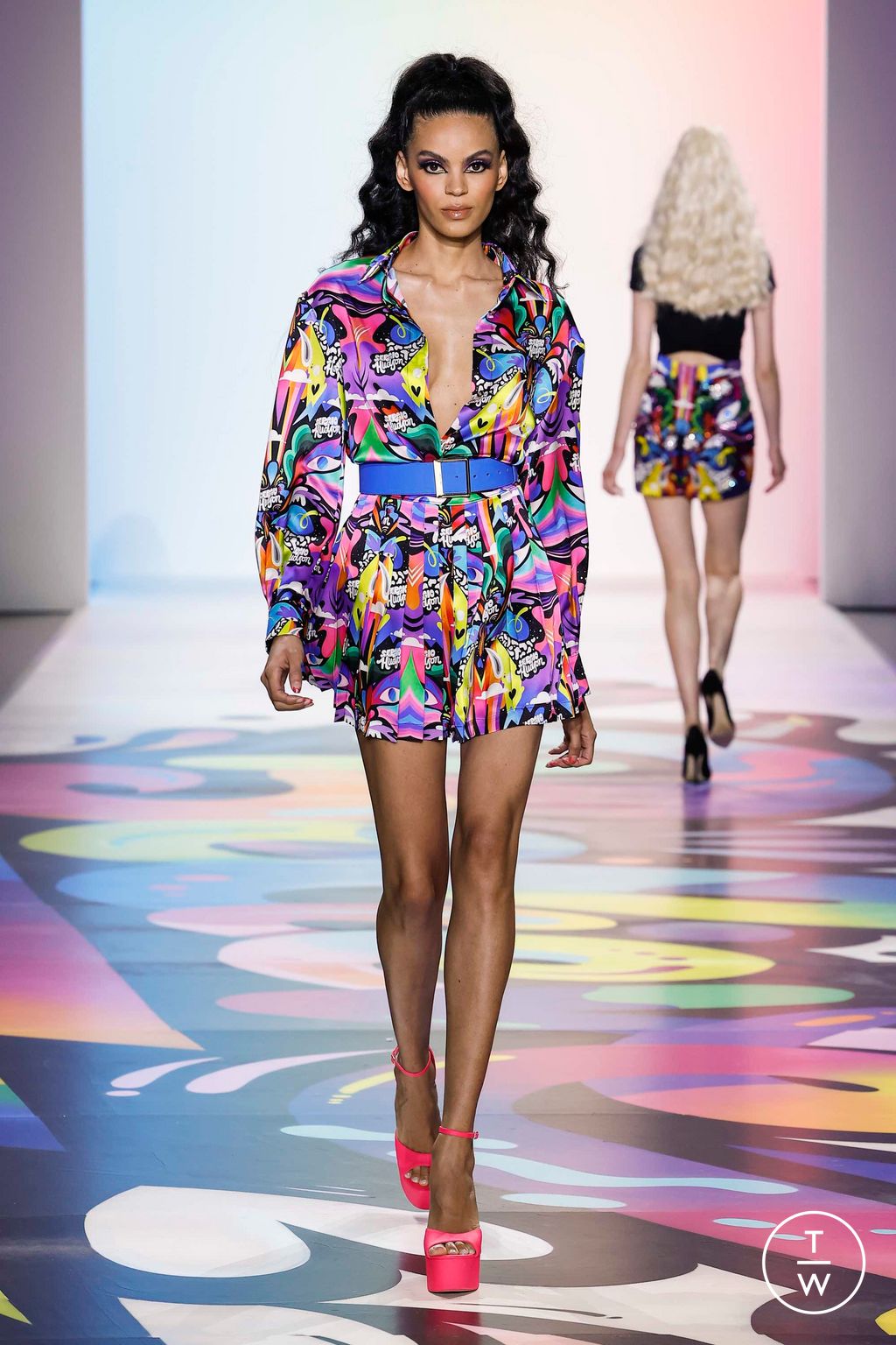 Fashion Week New York Spring/Summer 2023 look 38 from the Sergio Hudson collection 女装