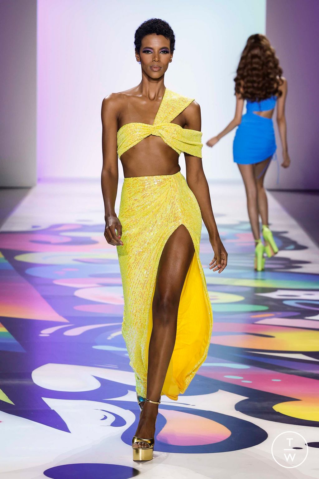 Fashion Week New York Spring/Summer 2023 look 41 from the Sergio Hudson collection womenswear