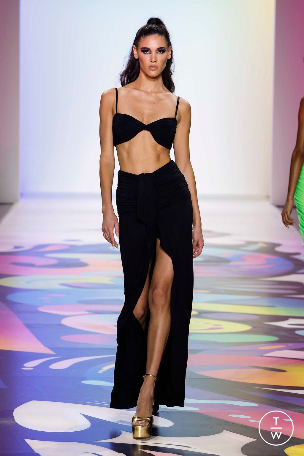 Fashion Week New York Spring/Summer 2023 look 43 from the Sergio Hudson collection womenswear