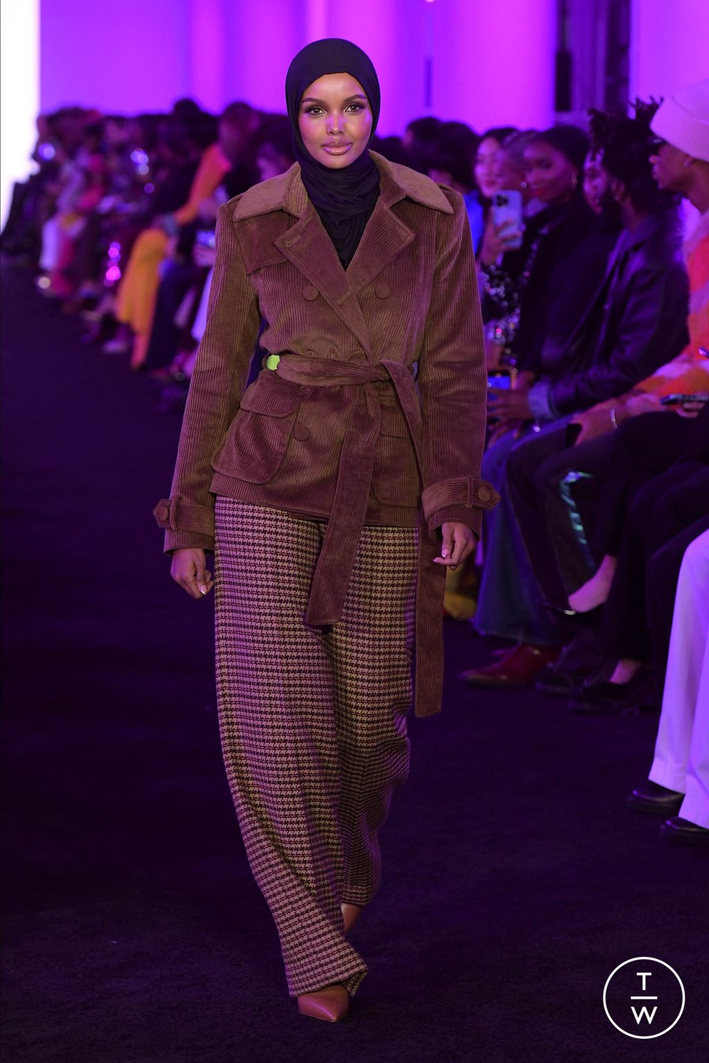 Fashion Week New York Fall/Winter 2024 look 4 de la collection Sergio Hudson womenswear