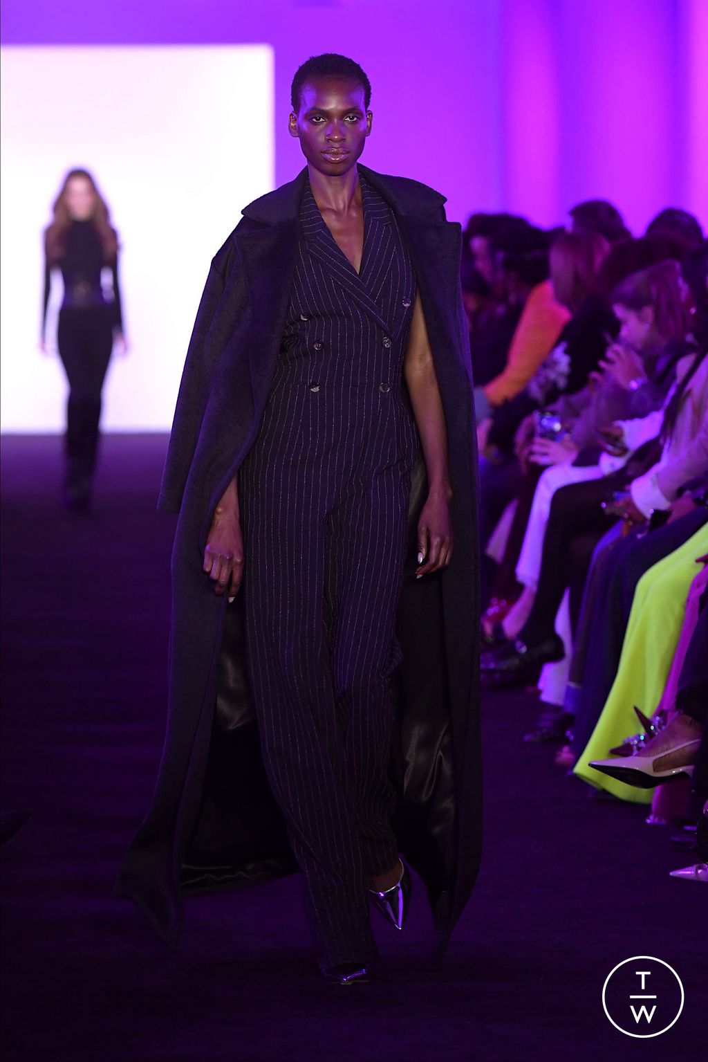Fashion Week New York Fall/Winter 2024 look 7 de la collection Sergio Hudson womenswear