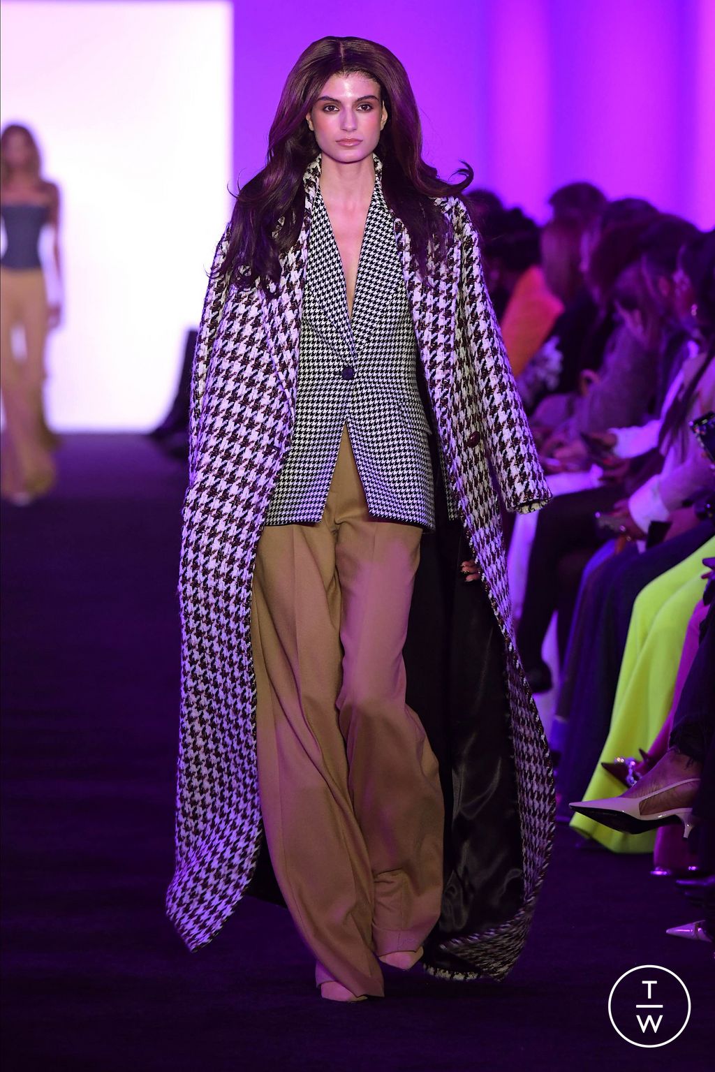 Fashion Week New York Fall/Winter 2024 look 12 from the Sergio Hudson collection womenswear